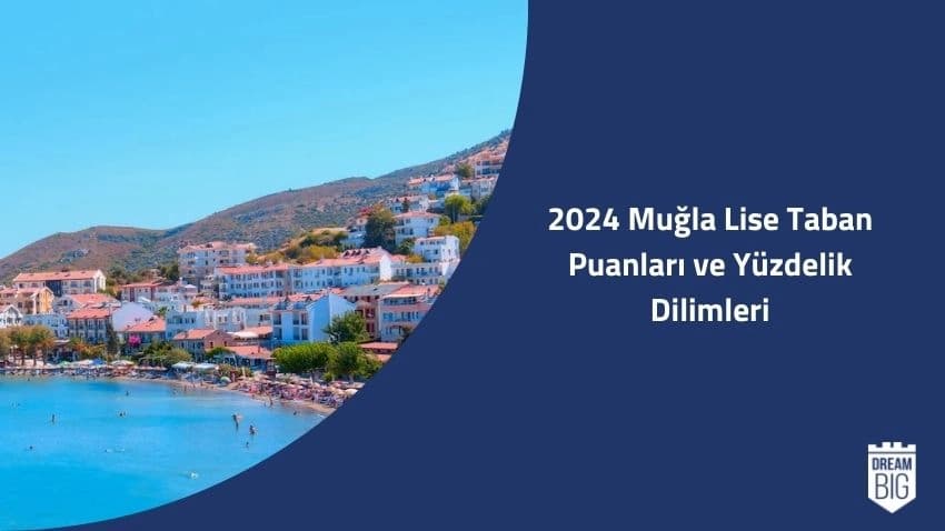 2024 Muğla Lise Taban Puanları ve Yüzdelik Dilimleri · Dream Big