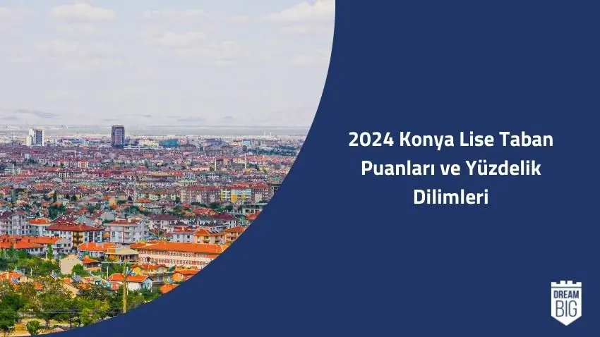 2024 Konya Lise Taban Puanları ve Yüzdelik Dilimleri · Dream Big