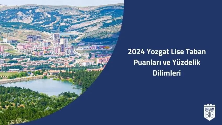 2024 Yozgat Lise Taban Puanları ve Yüzdelik Dilimleri · Dream Big