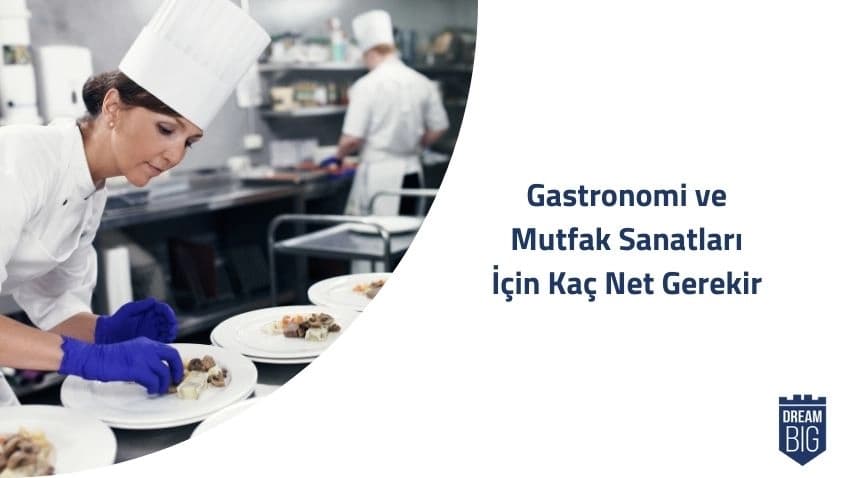 Gastronomi ve Mutfak Sanatları için Kaç Net Gerekir · Dream Big