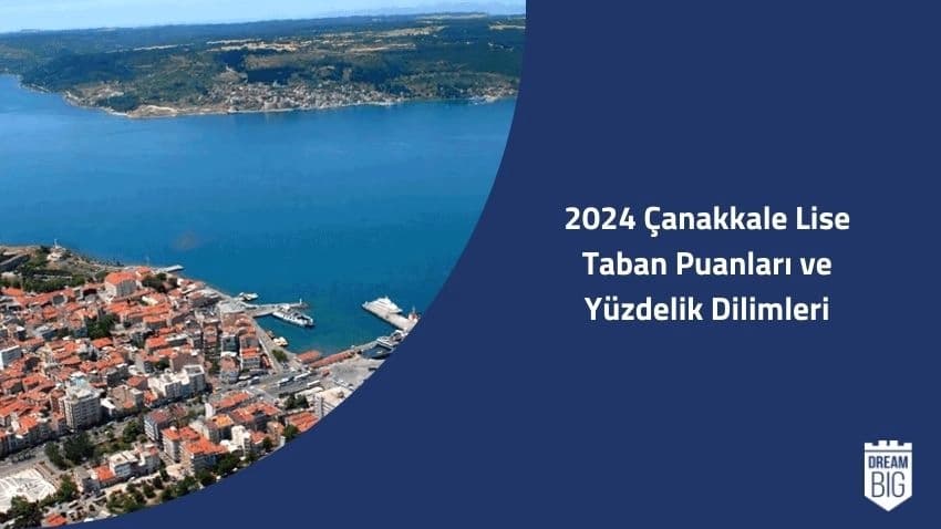 2024 Çanakkale Lise Taban Puanları ve Yüzdelik Dilimleri · Dream Big