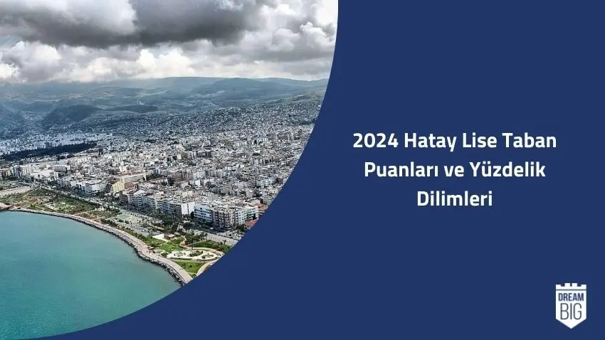 2024 Hatay Lise Taban Puanları ve Yüzdelik Dilimleri · Dream Big