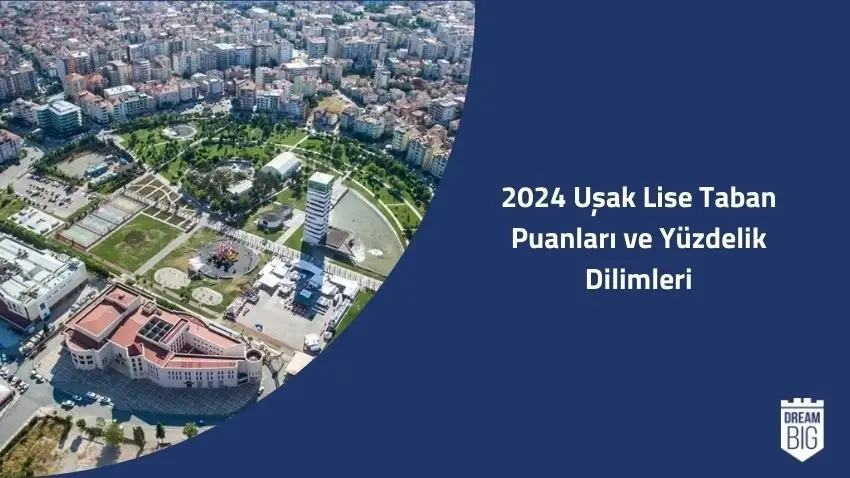2024 Uşak Lise Taban Puanları ve Yüzdelik Dilimleri · Dream Big