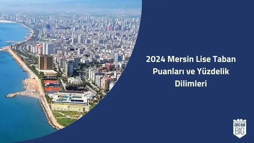 2024 Mersin Lise Taban Puanları ve Yüzdelik Dilimleri · Dream Big