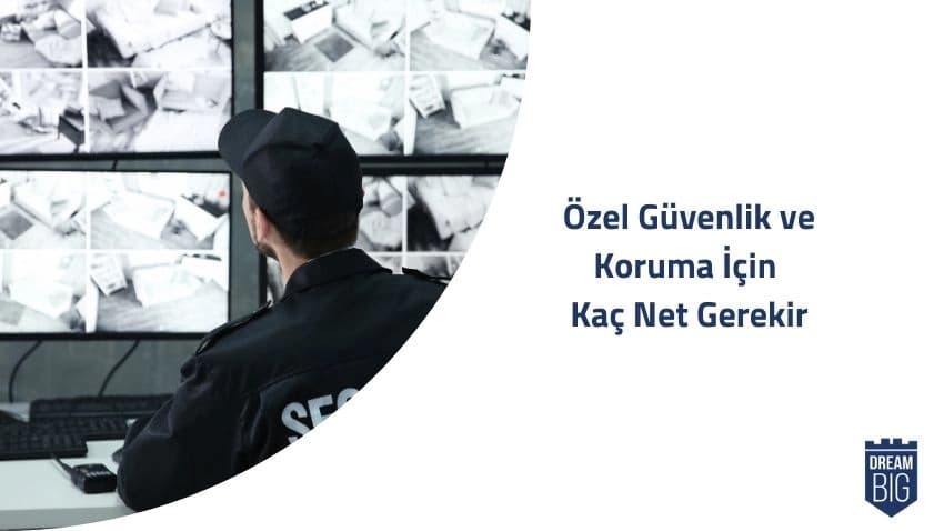 Özel Güvenlik ve Koruma İçin Kaç Net Gerekir · Dream Big