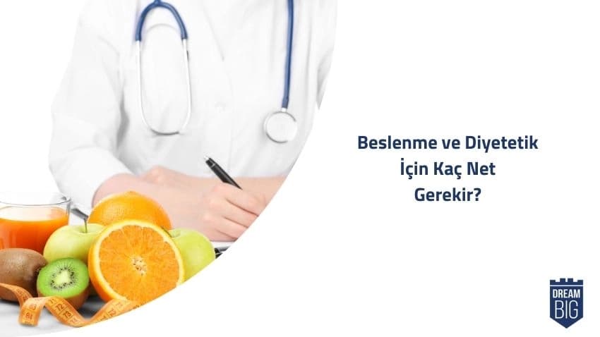 Beslenme ve Diyetetik için Kaç Net Gerekir · Dream Big