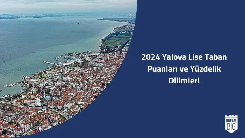 2024 Yalova Lise Taban Puanları ve Yüzdelik Dilimleri · Dream Big