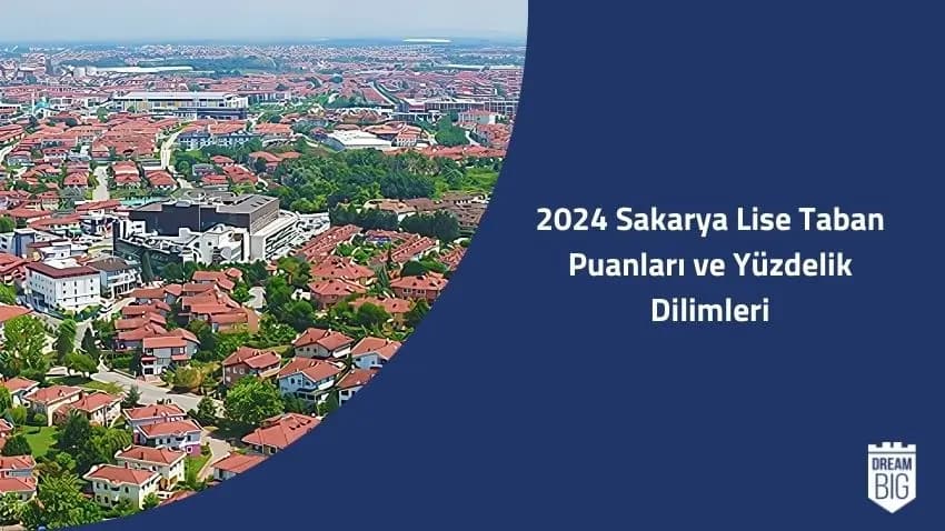 2024 Sakarya Lise Taban Puanları ve Yüzdelik Dilimleri · Dream Big