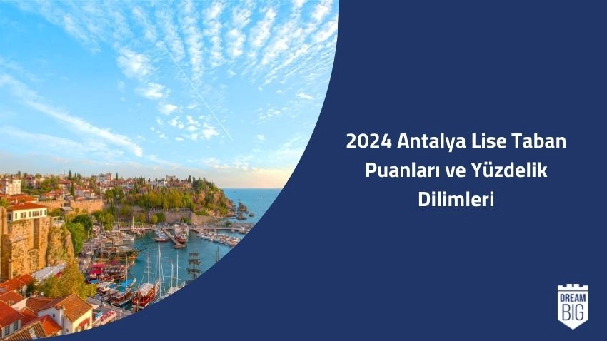 2024 Antalya Lise Taban Puanları ve Yüzdelik Dilimleri · Dream Big