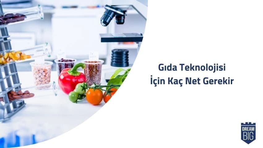 Gıda Teknolojisi İçin Kaç Net Gerekir · Dream Big