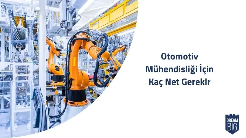 Otomotiv Mühendisliği İçin Kaç Net Gerekir · Dream Big
