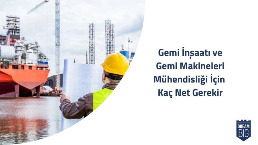 Gemi İnşaatı ve Gemi Makineleri Mühendisliği için Kaç Net Gerekir · Dream Big