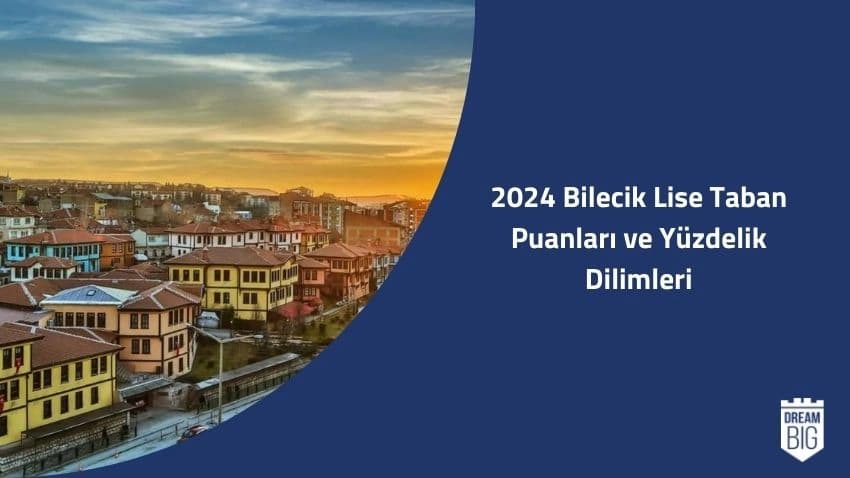 2024 Bilecik Lise Taban Puanları ve Yüzdelik Dilimleri · Dream Big