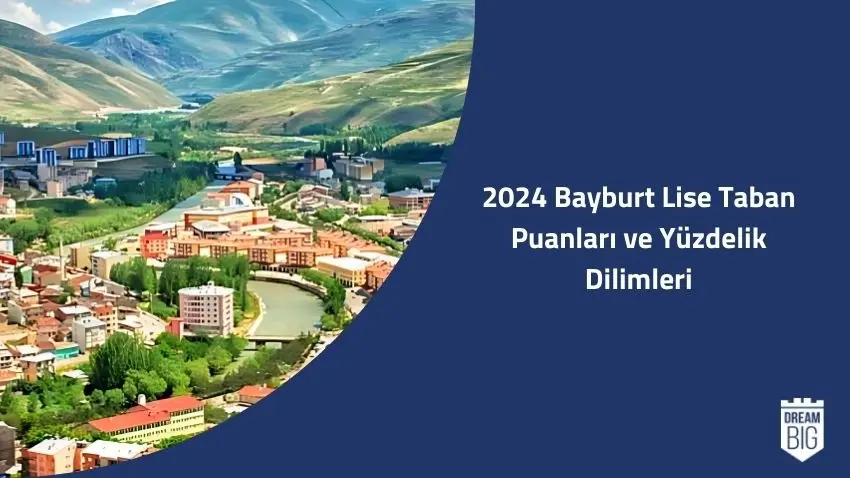 2024 Bayburt Lise Taban Puanları ve Yüzdelik Dilimleri · Dream Big