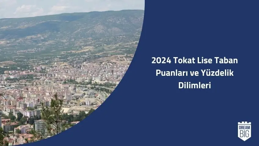 2024 Tokat Lise Taban Puanları ve Yüzdelik Dilimleri · Dream Big