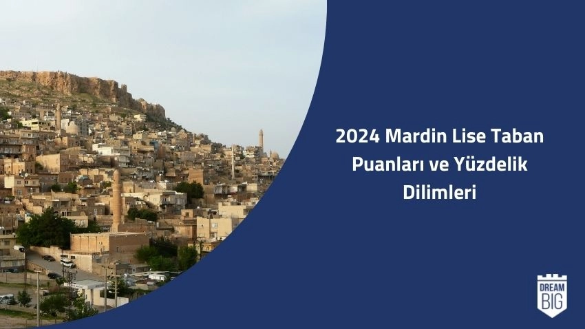 2024 Mardin Lise Taban Puanları ve Yüzdelik Dilimleri · Dream Big