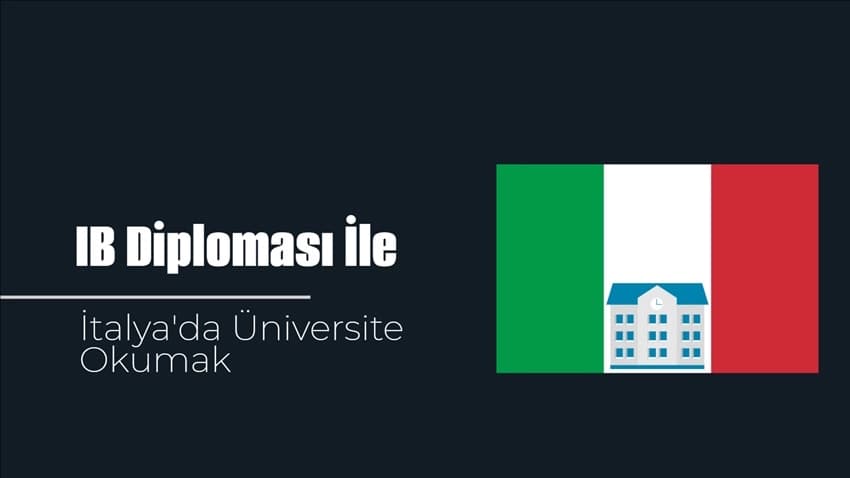 IB Diploması İle İtalya'da Üniversite Okumak · Dream Big