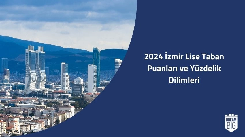 2024 İzmir Lise Taban Puanları ve Yüzdelik Dilimleri · Dream Big