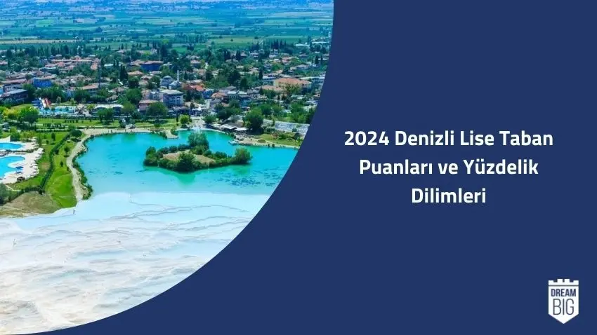 2024 Denizli Lise Taban Puanları ve Yüzdelik Dilimleri · Dream Big