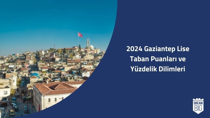 2024 Gaziantep Lise Taban Puanları ve Yüzdelik Dilimleri · Dream Big