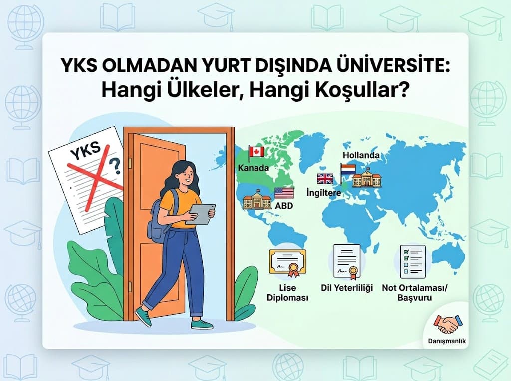 YKS Olmadan Yurt Dışında Üniversite: Hangi Ülkeler, Hangi Koşullar?